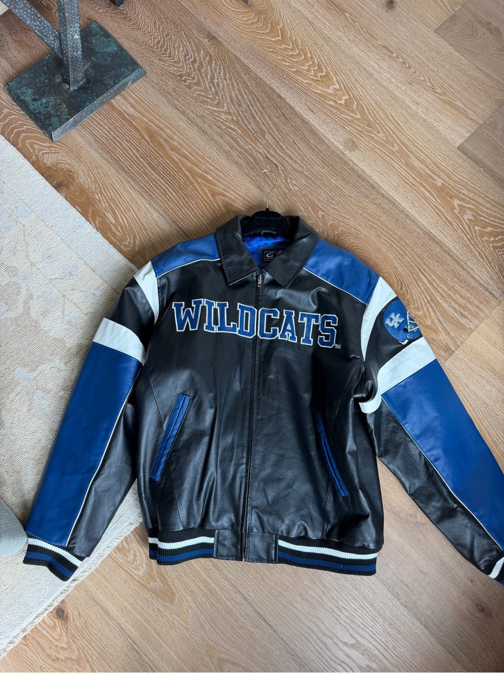 Kentucky 'WILDCATS' Leather Bomber Jacket